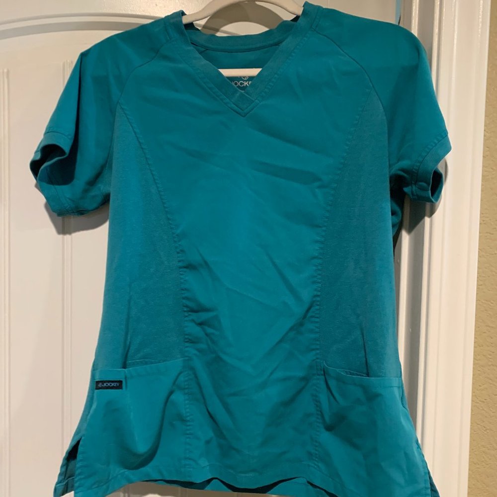 Women's Jockey Teal Scrub Top